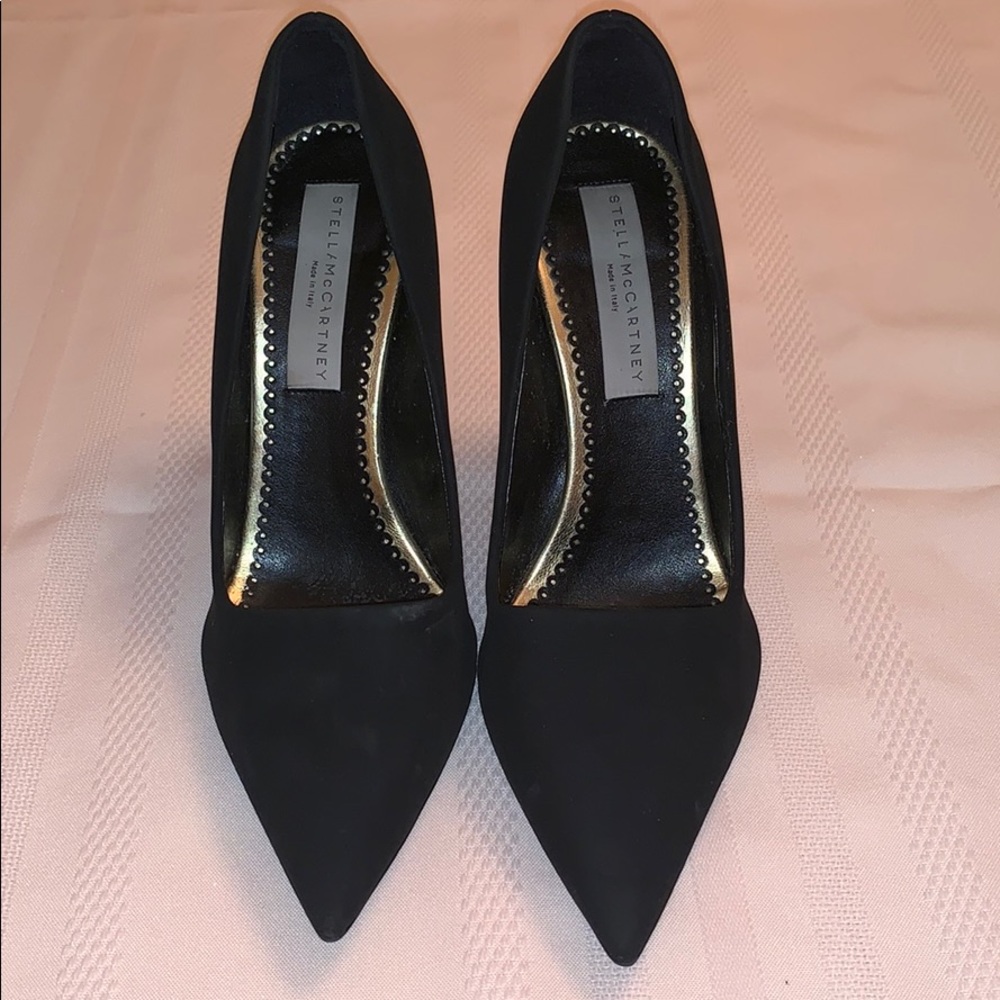 Stella McCartney Elegant Black Pointed Heels
